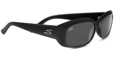 Serengeti Bianca (Rx) Shiny Black Prescription Sunglasses