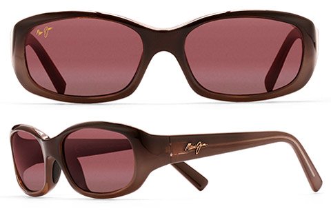 Brand New Authentic MAUI JIM PUNCHBOWL Sunglasses R219-01  Polarized Rose Lenses 