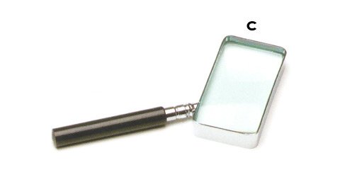 Norville c. Rectangular Hand Held Magnifier 1530