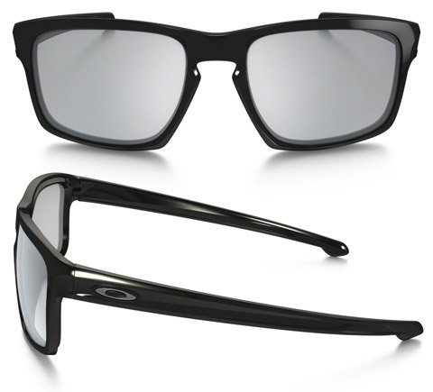 Oakley Sliver (Rx) Polished Black Oakley Sliver Prescription Sunglasses
