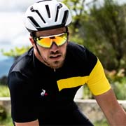 Rocking the Bolle B-Rock sunglasses model on a mountain bike