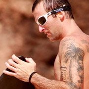 Pro Skim Boarder Brandyn Benson wearing Dirty Dog Furious