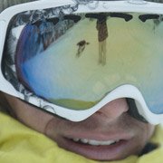 Seth Morrison - Pro Skier wearing Oakley Crowbar